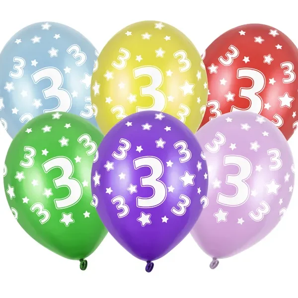 Lateks balon sa tiskom - broj 3