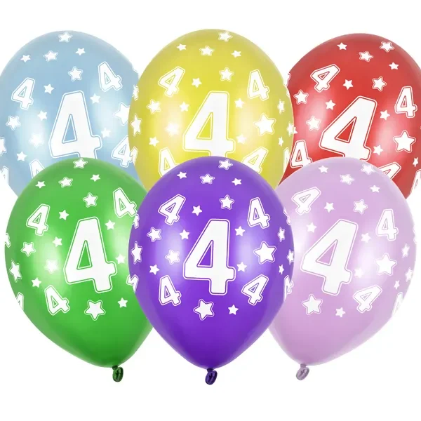 Lateks balon sa tiskom - broj 4