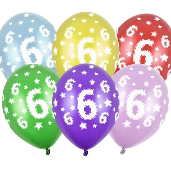 Lateks balon sa tiskom - broj 6