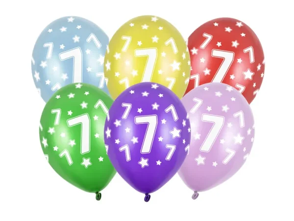 Lateks balon sa tiskom - broj 7