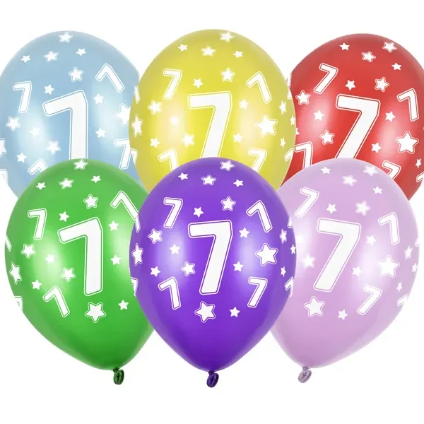 Lateks balon sa tiskom - broj 7