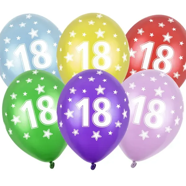 Lateks balon sa tiskom - broj 18