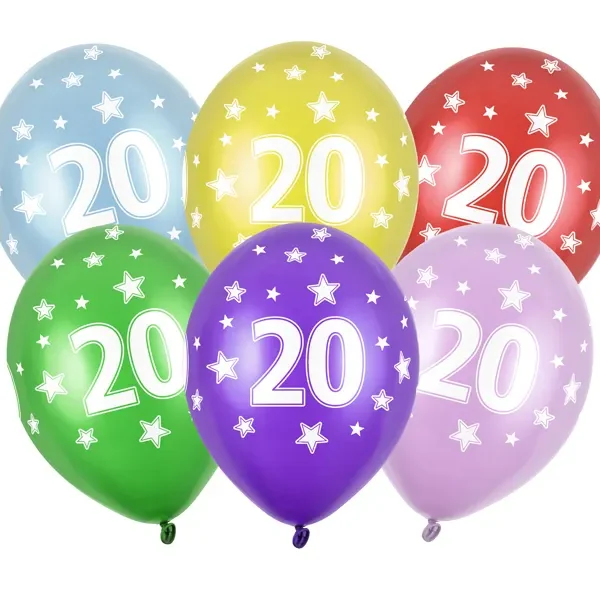 Lateks balon sa tiskom - broj 20