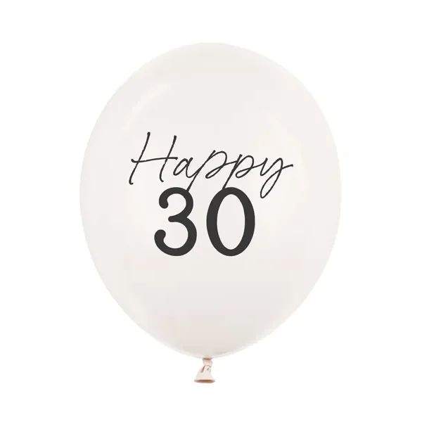 Latex balon sa tiskom - Happy 30