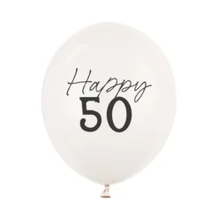 Latex balon sa tiskom - Happy 50