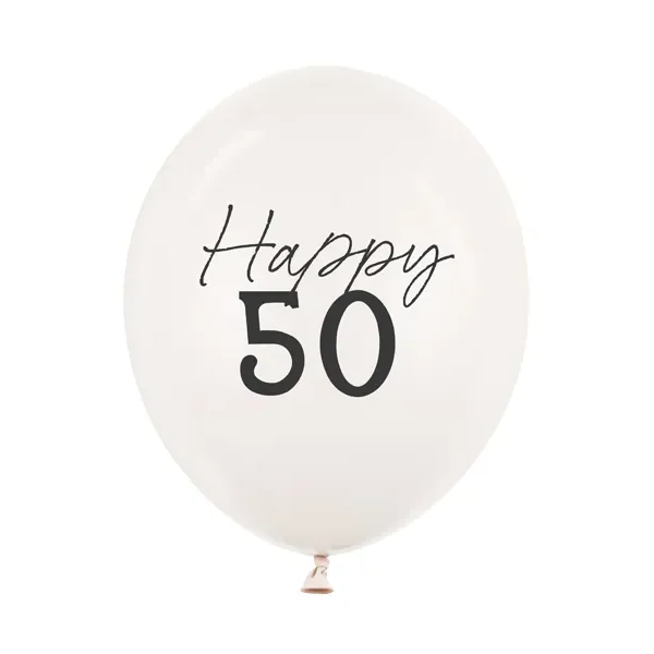 Latex balon sa tiskom - Happy 50