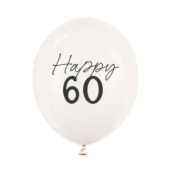 Latex balon sa tiskom - Happy 60