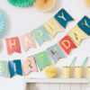 Natpis happy birthday - šareni