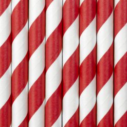 Papirnate slamke - crvene pruge