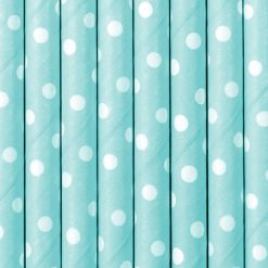 Alternative view of Papirnate slamke - plave sa bijelim točkicama