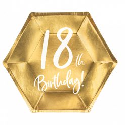 Papirnati tanjuri 18th birthday