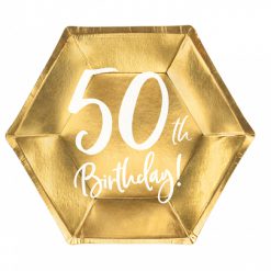 Papirnati tanjuri 50th birthday