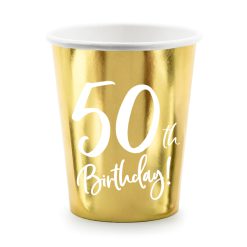 Papirnate čaše 50th birthday