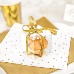 Alternative view of Salvete bijele sa zlatnim točkicama