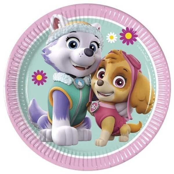 Papirnati tanjuri Paw Patrol Skye & Everest