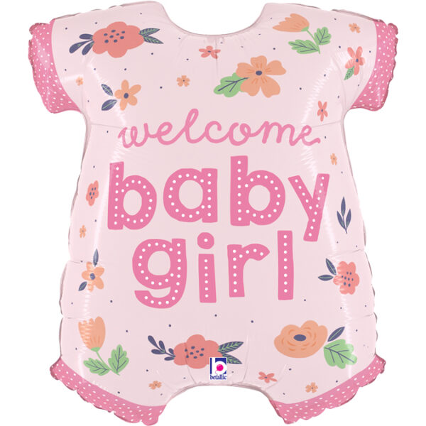 Folijski balon - Welcome baby girl