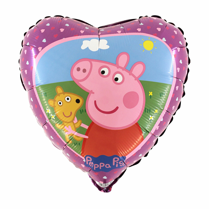 Folijski balon - Peppa pig srce