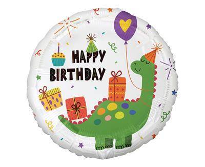Folijski balon - Dinosaur happy birthday
