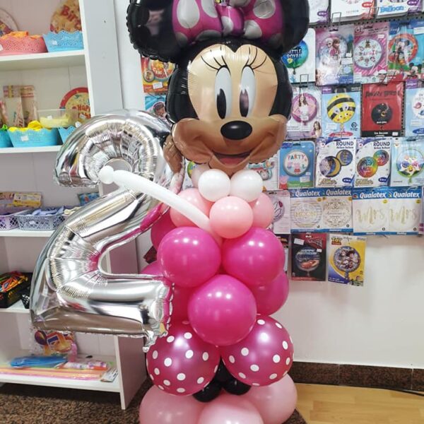 Minnie Mouse dekoracija sa brojem