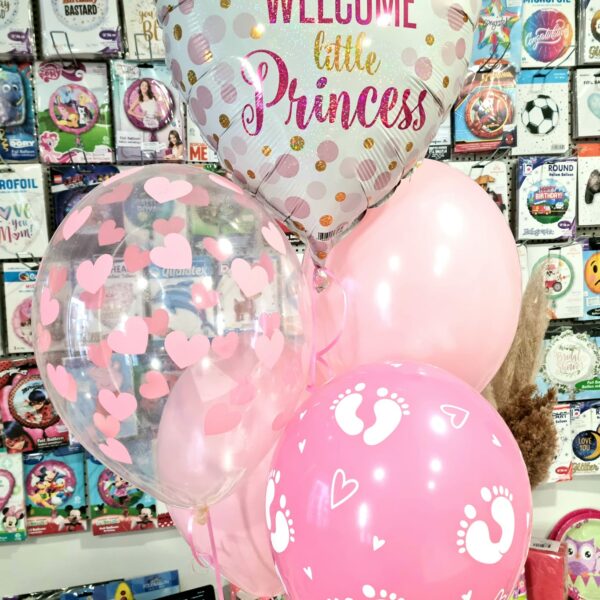 Welcome little princess set balona sa helijem