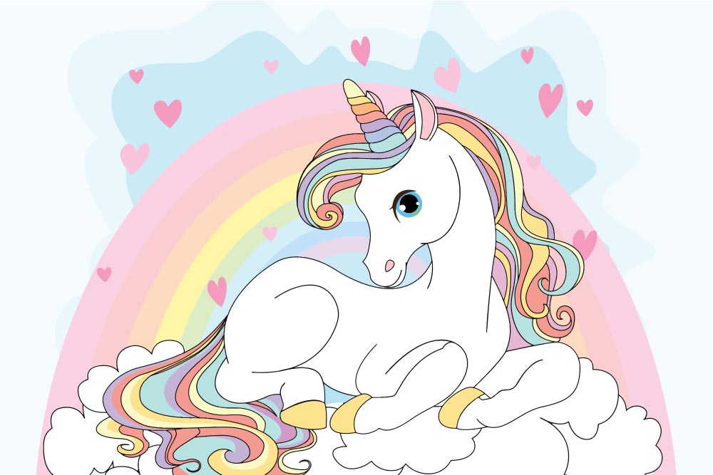 Jestiva pokrivka Jednorog, Unicorn
