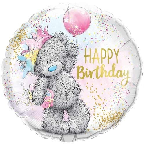 Folijski balon - Happy birthday medo