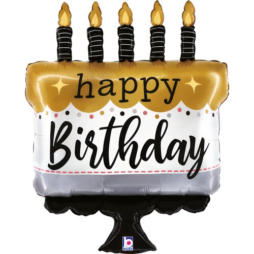 Folijski balon - Happy birthday torta