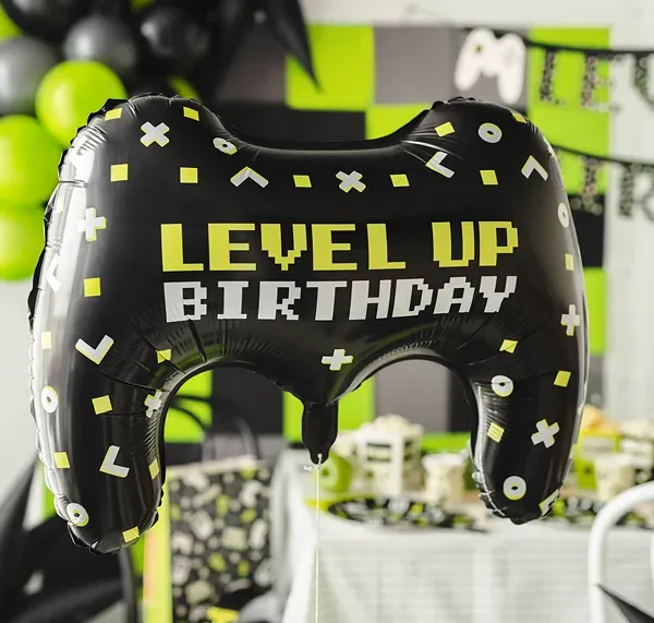 Folijski balon - Level up birthday