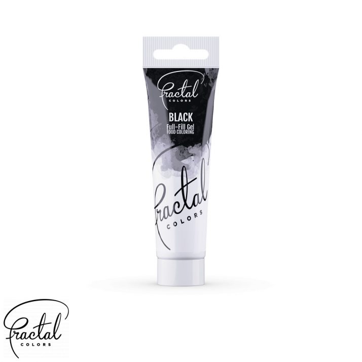 Fractal boja u gelu - BLACK 30g