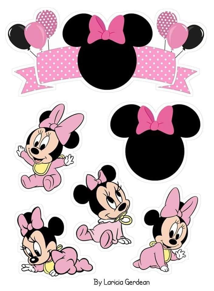 Jestiva slika za izrezivanje Minnie Mouse