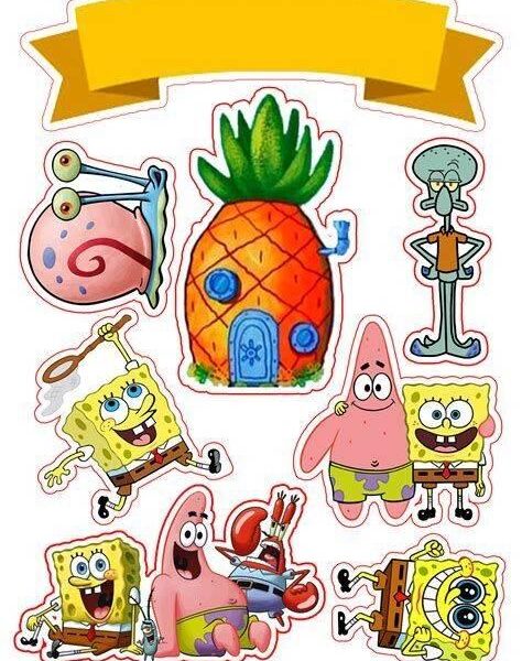 Jestiva slika za izrezivanje Spužva bob