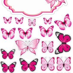 Jestiva slika za izrezivanje Leptiri