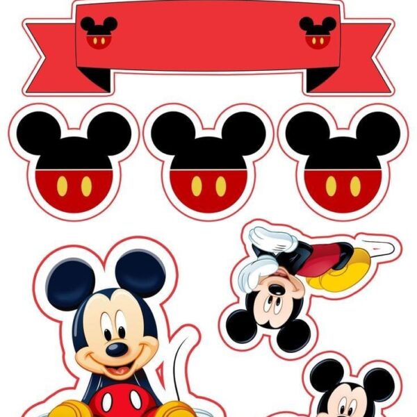 Jestiva slika za izrezivanje Mickey Mouse