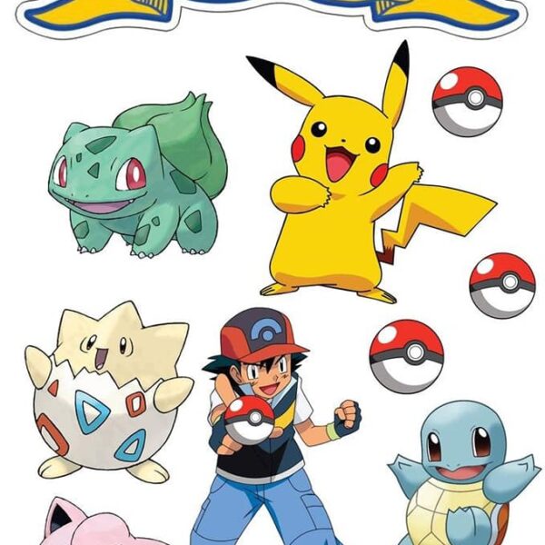 Jestiva slika za izrezivanje Pokemon