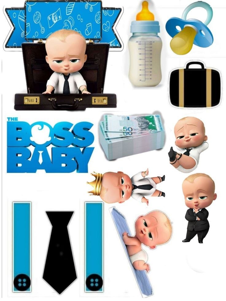Jestiva slika za izrezivanje Baby boss