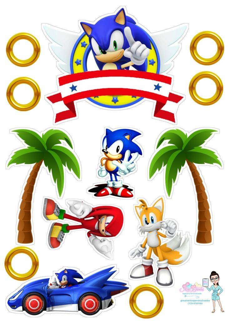 Jestiva slika za izrezivanje Sonic