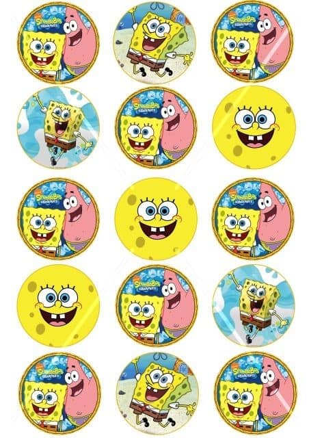 Jestiva slika za izrezivanje Spužva bob