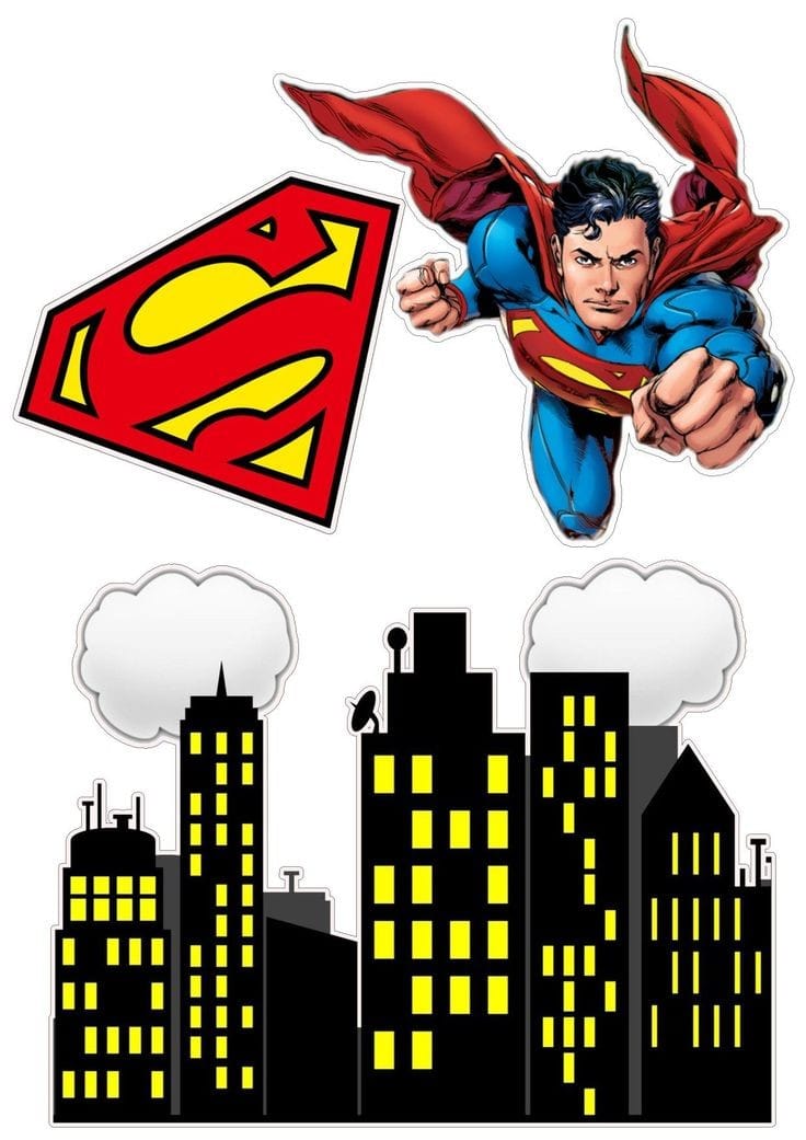 Jestiva slika za izrezivanje Superman