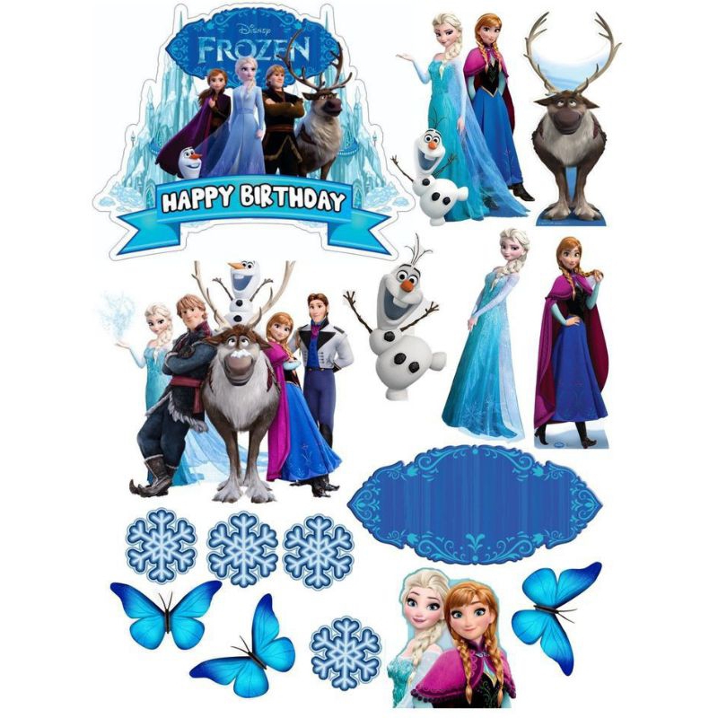 Jestiva slika za izrezivanje Frozen