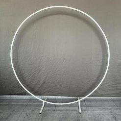 Metalni ring za balone 200 cm - BIJELI