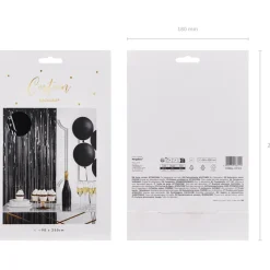 Alternative view of Party zavjesa - Crna