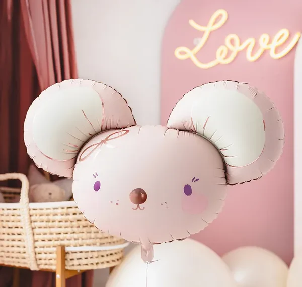 Folijski balon Rozi miš