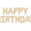 Natpis od balona happy birthday - Bež - Slika 2