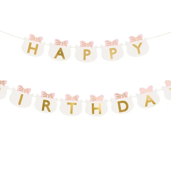 Natpis, banner happy birthday - maca
