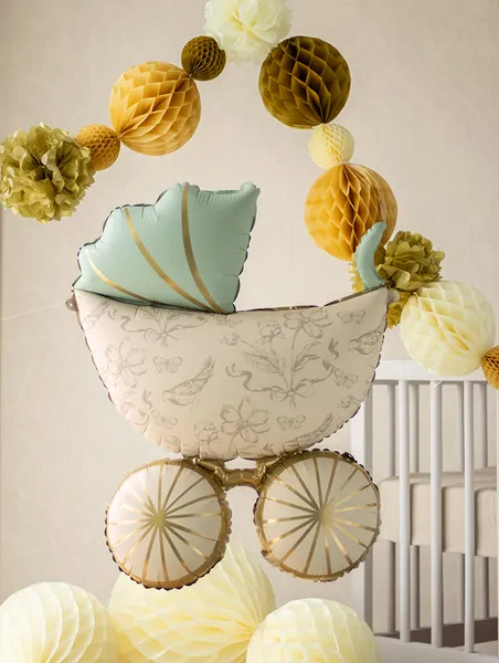 Folijski balon Retro Kolica