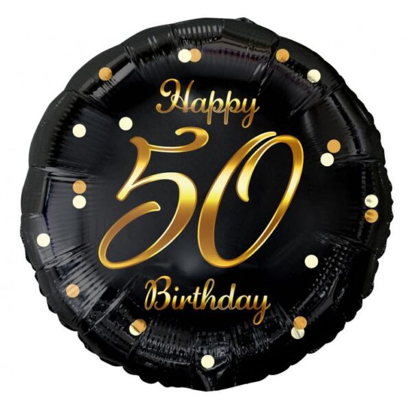 Folijski balon Happy 50 birthday