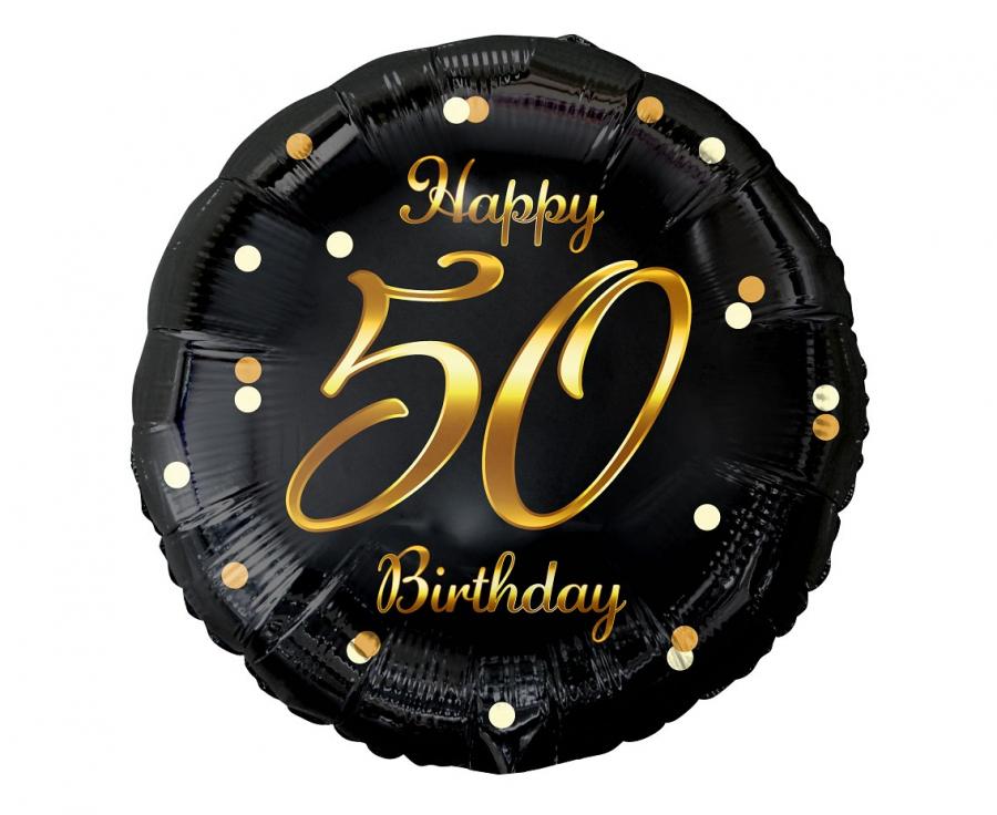 Folijski balon Happy 50 birthday