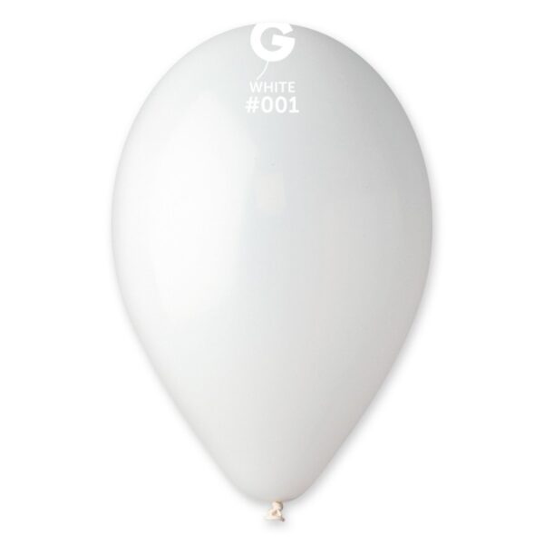 Lateks balon 30 cm - White