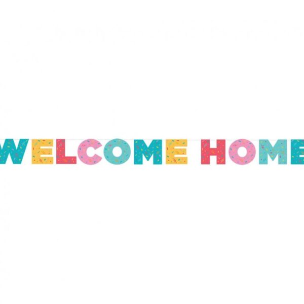 Natpis, banner - Welcome home
