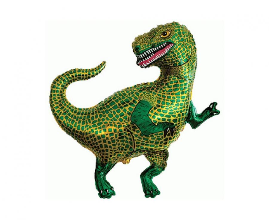 Folijski balon štapić, 14" - Dinosaur